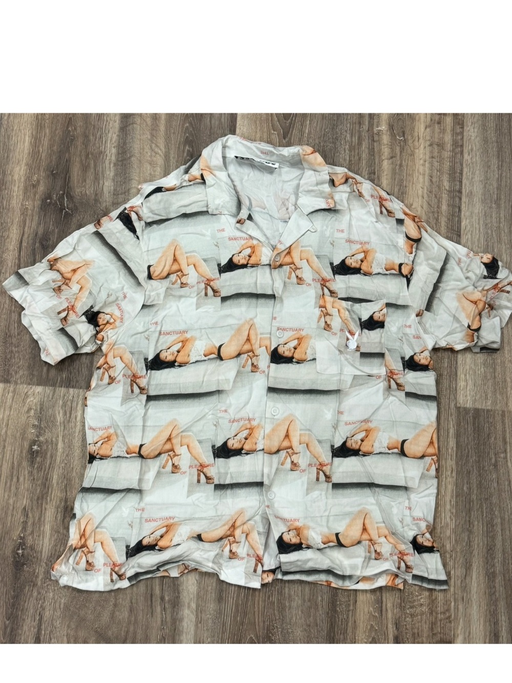Playboy Pacsun Sanctuary Camp Shirt Men’s Large